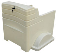 臺州電動240升掛桶車全新ABS塑料車身